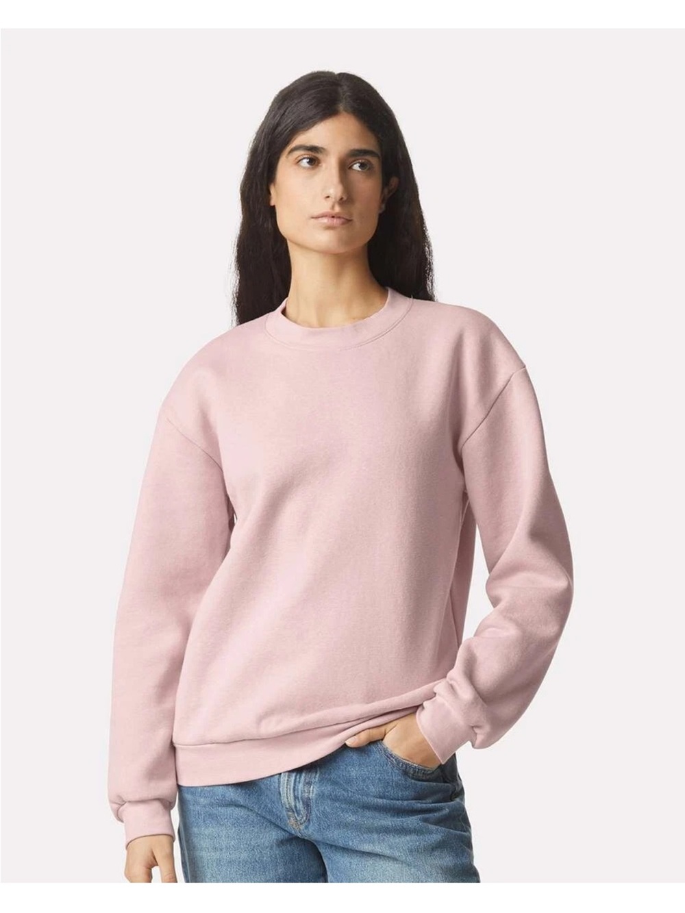 🔥 American Apparel - ReFlex Fleece Crewneck Sweatshirt SIZE L - RF496